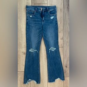 American Eagle High-Waisted Artist Flare Jean, 12R